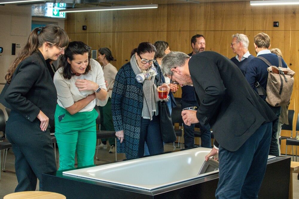 Am Event gab es auch gute Gespräche unter Fachleuten.